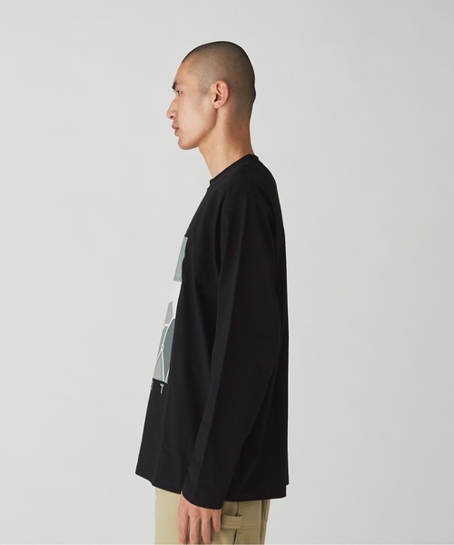 Snow Peak（スノーピーク）の「Land Nest Long Sleeve T-Shirt（Tシャツ/カットソー・メンズ・ホワイト/グレー系/ブラック・S/M/L/XL）」の7枚目の写真
