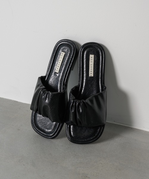 NEUNA（ヌナ）の「ギャザークッションサンダル（サンダル・レディース・アイボリー/ブラック・SMALL/MEDIUM/LARGE）」の13枚目の写真