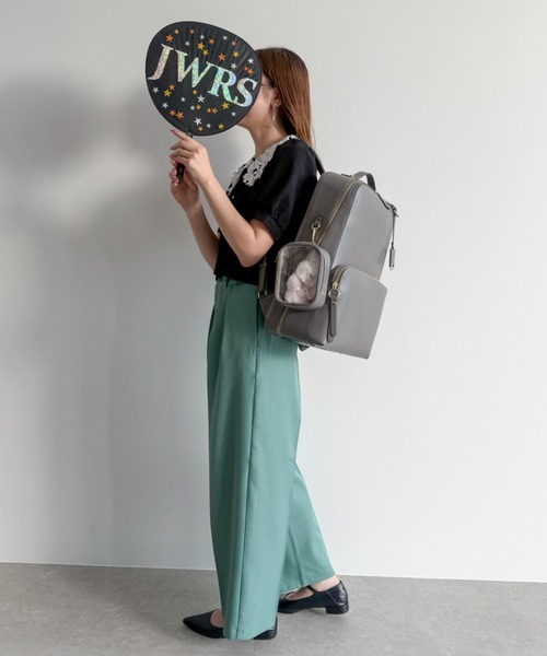 Jewelna Rose（ジュエルナローズ）の「オタハピ リュック Episode3 16183（バックパック/リュック・レディース・ブラック/グレー/グレイッシュベージュ・FREE）」の13枚目の写真