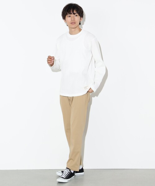 BEAMS HEART(ビームスハート)の「ワッフル ロングスリーブ カットソー(Tシャツ/カットソー・メンズ・ホワイト/ブラック・S/M/L/XL)」の7枚目の写真