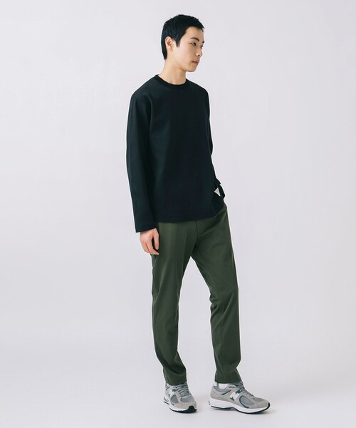 BEAMS HEART(ビームスハート)の「ワッフル ロングスリーブ カットソー(Tシャツ/カットソー・メンズ・ホワイト/ブラック・S/M/L/XL)」の12枚目の写真