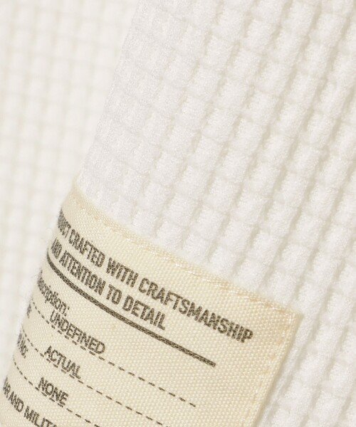 BEAMS HEART(ビームスハート)の「ワッフル ロングスリーブ カットソー(Tシャツ/カットソー・メンズ・ホワイト/ブラック・S/M/L/XL)」の20枚目の写真