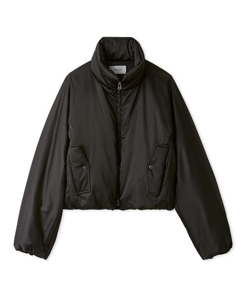 FRAY I.D(フレイアイディー)の「サテンパッファージャケット(ダウンジャケット/コート・レディース・ブラック/ベージュ・0/1)」の15枚目の写真