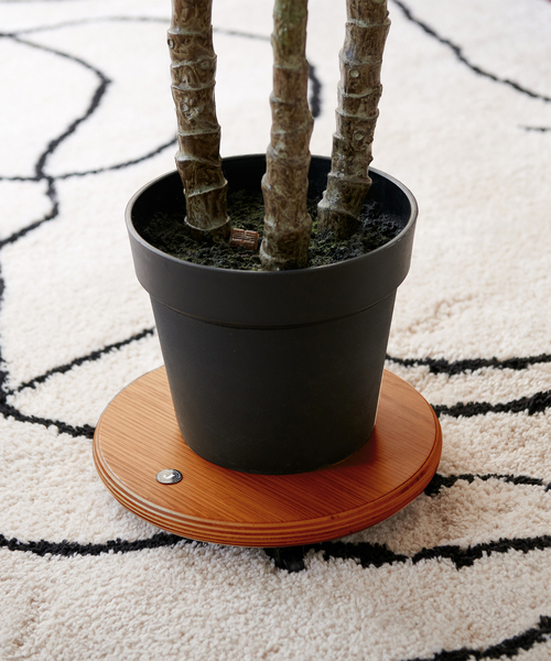JSF PLANT CADDY-round(S) キャスター付き 植木鉢台（家具）｜journal