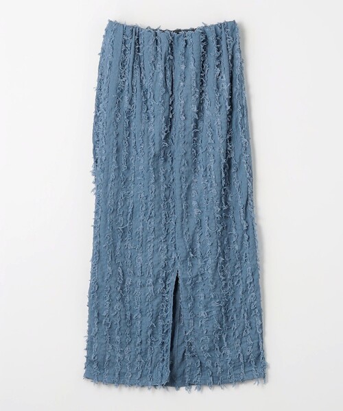 CITEN（シテン）の「＜CITEN＞ フリンジ ナロースカート（スカート・レディース・オフホワイト/コバルトブルー/ブラック・FREE）」の13枚目の写真