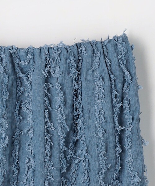 CITEN（シテン）の「＜CITEN＞ フリンジ ナロースカート（スカート・レディース・オフホワイト/コバルトブルー/ブラック・FREE）」の14枚目の写真