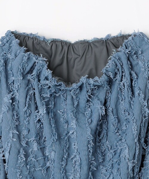 CITEN（シテン）の「＜CITEN＞ フリンジ ナロースカート（スカート・レディース・オフホワイト/コバルトブルー/ブラック・FREE）」の15枚目の写真