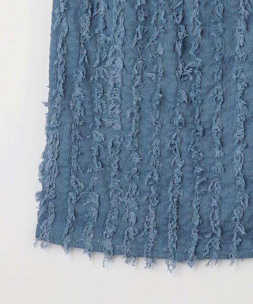 CITEN（シテン）の「＜CITEN＞ フリンジ ナロースカート（スカート・レディース・オフホワイト/コバルトブルー/ブラック・FREE）」の16枚目の写真