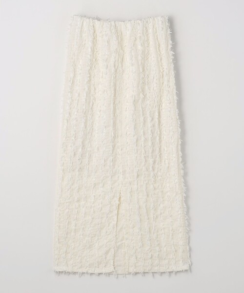 CITEN（シテン）の「＜CITEN＞ フリンジ ナロースカート（スカート・レディース・オフホワイト/コバルトブルー/ブラック・FREE）」の19枚目の写真