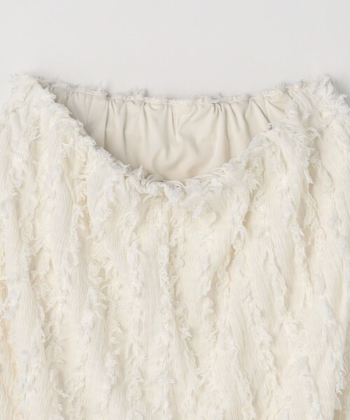 CITEN（シテン）の「＜CITEN＞ フリンジ ナロースカート（スカート・レディース・オフホワイト/コバルトブルー/ブラック・FREE）」の20枚目の写真