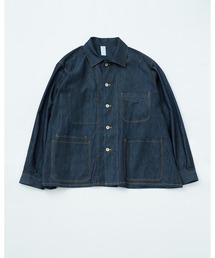 benine 9 6oz Silk Denim Work Jacket