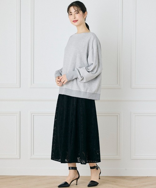 INED CLARO（イネドクラロ）の「モールカットレーススカート（スカート・レディース・ブラック/オレンジ・フリー）」の10枚目の写真