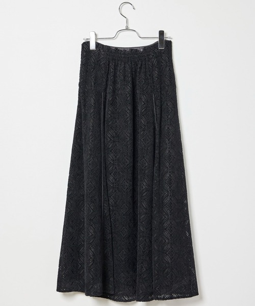 INED CLARO（イネドクラロ）の「モールカットレーススカート（スカート・レディース・ブラック/オレンジ・フリー）」の12枚目の写真