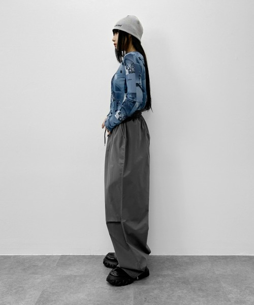 セール】【LVEU.】フォトプリントクルーネックシアートップス
