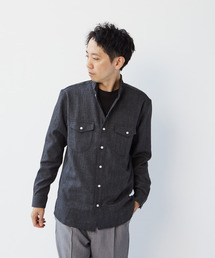 ラナテックパターンワンピースカラーシャツ