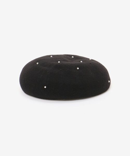 MAJESTIC LEGON（マジェスティックレゴン）の「パールベレー帽（ハンチング/ベレー帽・レディース・グレー/ブラック・FREE）」の8枚目の写真