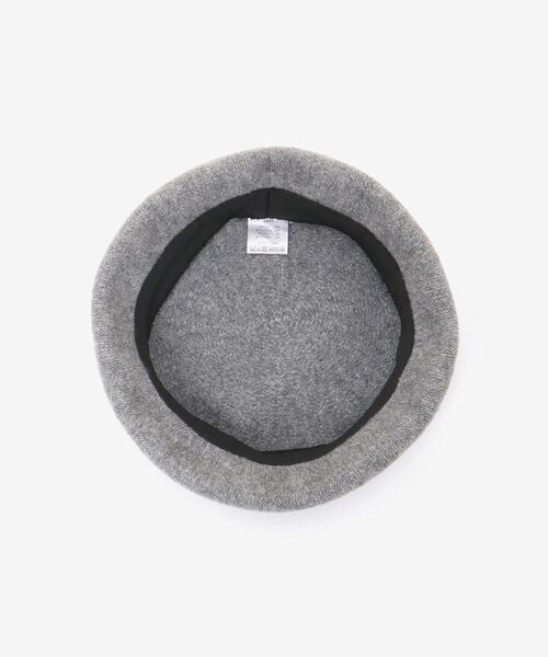 MAJESTIC LEGON（マジェスティックレゴン）の「パールベレー帽（ハンチング/ベレー帽・レディース・グレー/ブラック・FREE）」の9枚目の写真