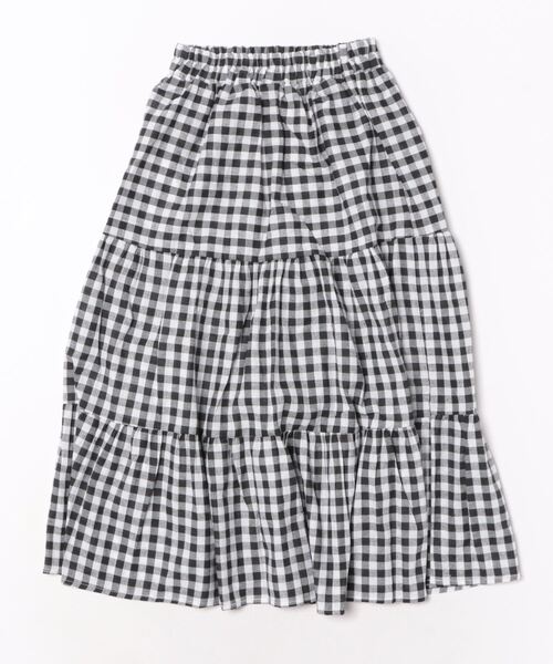 セール】ギンガムチェックティアードスカート（スカート）｜LOVALOT
