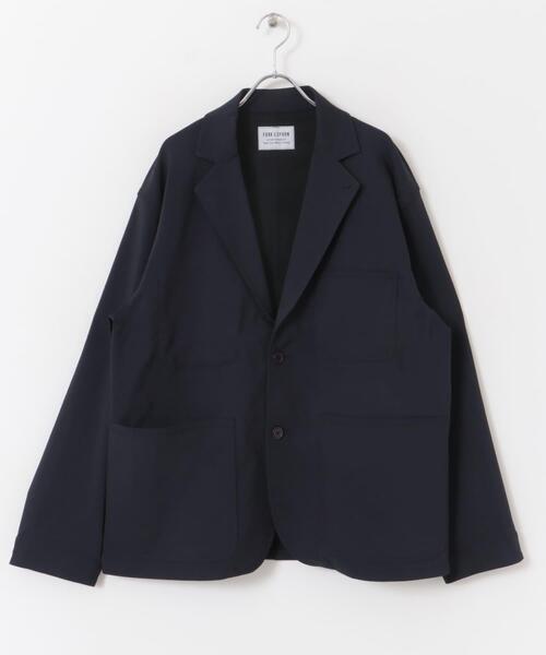 FORK&SPOON（フォークアンドスプーン）の「『セットアップ対応/イージーケア』FORK&SPOON　ideal stretchワークジャケット（セットアップ・メンズ・ダークブラウン/ネイビー・4/5）」の4枚目の写真