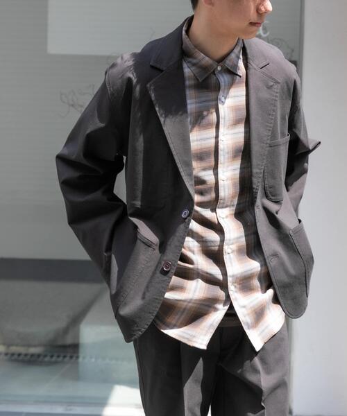 FORK&SPOON（フォークアンドスプーン）の「『セットアップ対応/イージーケア』FORK&SPOON　ideal stretchワークジャケット（セットアップ・メンズ・ダークブラウン/ネイビー・4/5）」の15枚目の写真