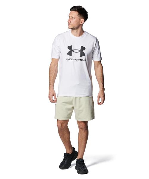 UNDER ARMOUR（アンダーアーマー）の「UAスポーツスタイル ロゴ ショートスリーブTシャツ（トレーニング/メンズ）（Tシャツ/カットソー・メンズ・ホワイト・L/S/2XL/XL/M）」の3枚目の写真