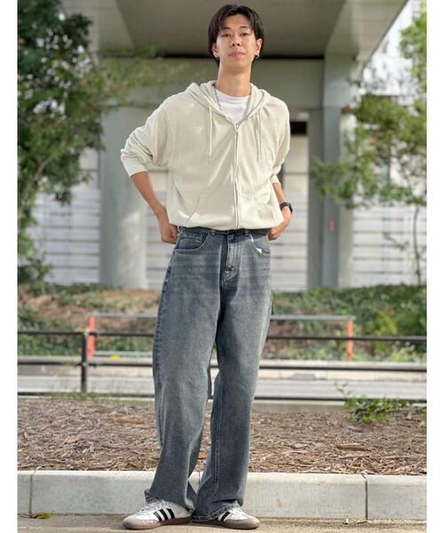 BACK NUMBER（バックナンバー）の「BACK NUMBER(バックナンバー)ワッフルジップ長袖パーカー（パーカー・メンズ・ダークグレー/オフホワイト・M/L/XL）」の11枚目の写真
