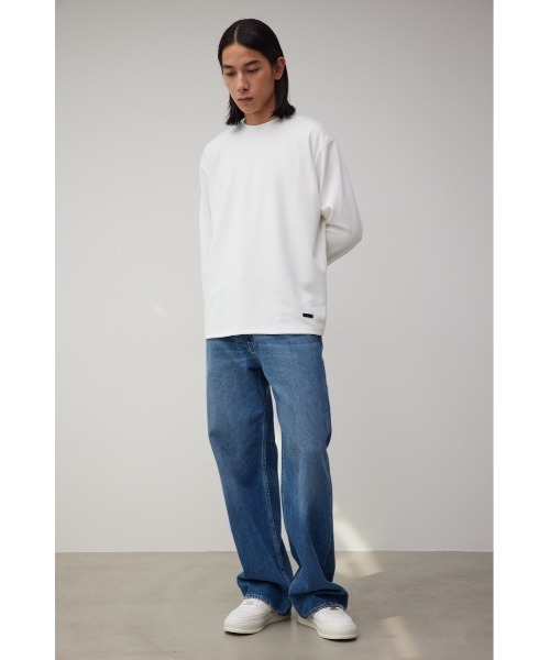 AZUL by moussy（アズールバイマウジー）の「AZUL DENIM ワイド（デニムパンツ・メンズ・ブラック/ブルー・MEDIUM/LARGE）」の5枚目の写真