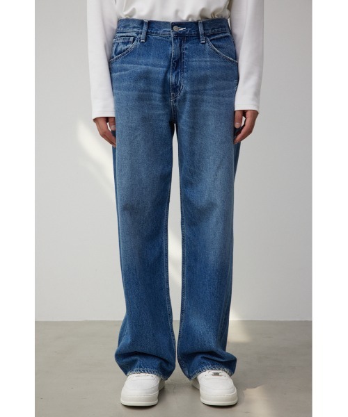AZUL by moussy（アズールバイマウジー）の「AZUL DENIM ワイド（デニムパンツ・メンズ・ブラック/ブルー・MEDIUM/LARGE）」の6枚目の写真