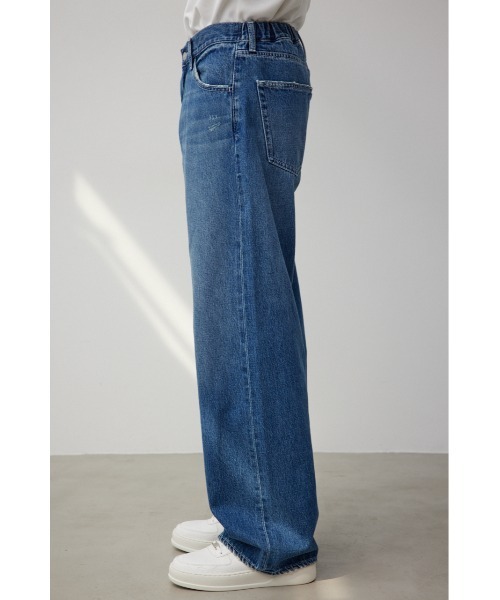 AZUL by moussy（アズールバイマウジー）の「AZUL DENIM ワイド（デニムパンツ・メンズ・ブラック/ブルー・MEDIUM/LARGE）」の7枚目の写真