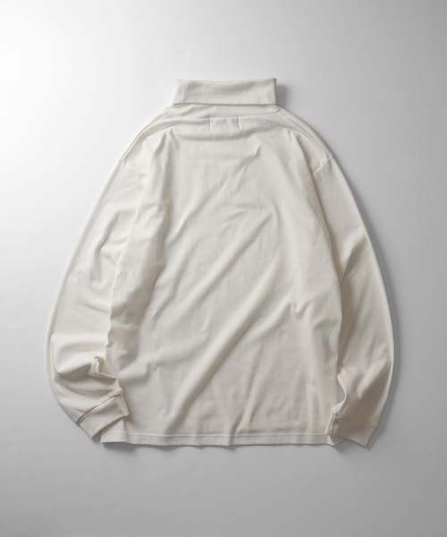Confirm(コンファーム)の「フライス ベーシックタートルネックロンT【Confirm】(Tシャツ/カットソー・メンズ・ホワイト/ブラック・M/L)」の4枚目の写真