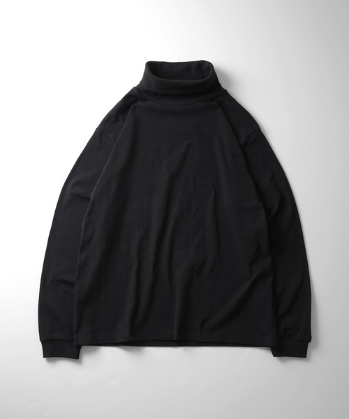 Confirm(コンファーム)の「フライス ベーシックタートルネックロンT【Confirm】(Tシャツ/カットソー・メンズ・ホワイト/ブラック・M/L)」の6枚目の写真