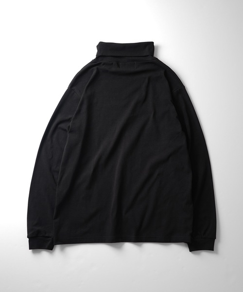 Confirm(コンファーム)の「フライス ベーシックタートルネックロンT【Confirm】(Tシャツ/カットソー・メンズ・ホワイト/ブラック・M/L)」の7枚目の写真