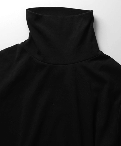 Confirm(コンファーム)の「フライス ベーシックタートルネックロンT【Confirm】(Tシャツ/カットソー・メンズ・ホワイト/ブラック・M/L)」の13枚目の写真