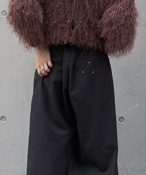 RAY CASSIN（レイカズン）の「ベルト付きワイドタックスラックスパンツ（その他パンツ・レディース・グレー系その他2/ベージュ/ブラック・FREE）」の19枚目の写真