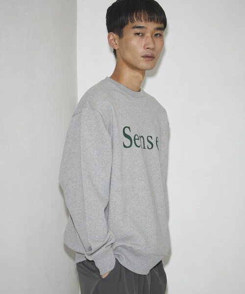 Firsthand(ファーストハンド)の「MA Firsthand/マ ファーストハンド Sense. CREW SWEAT / ロゴスウェット / プリントスウェット / スウェットシャツ(スウェット・メンズ・ネイビー/ブラック/グレー・MEDIUM/LARGE)」の19枚目の写真