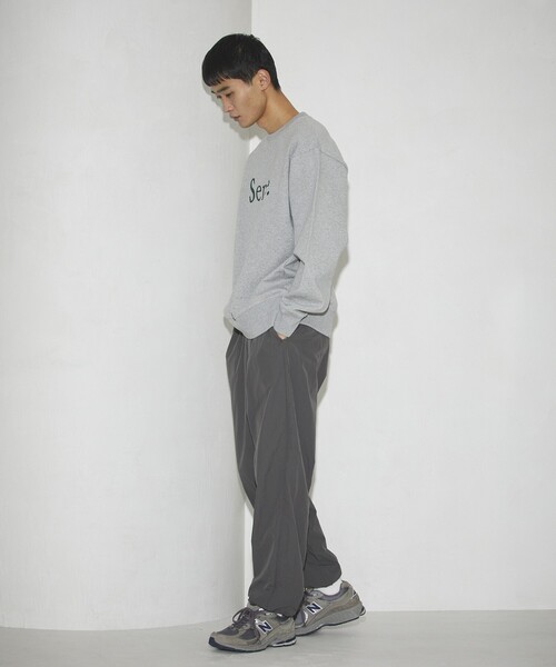 Firsthand(ファーストハンド)の「MA Firsthand/マ ファーストハンド Sense. CREW SWEAT / ロゴスウェット / プリントスウェット / スウェットシャツ(スウェット・メンズ・ネイビー/ブラック/グレー・MEDIUM/LARGE)」の9枚目の写真