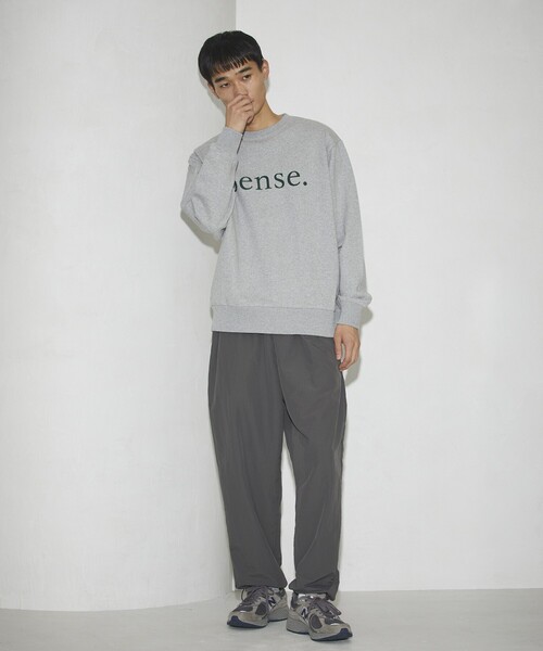 Firsthand(ファーストハンド)の「MA Firsthand/マ ファーストハンド Sense. CREW SWEAT / ロゴスウェット / プリントスウェット / スウェットシャツ(スウェット・メンズ・ネイビー/ブラック/グレー・MEDIUM/LARGE)」の12枚目の写真