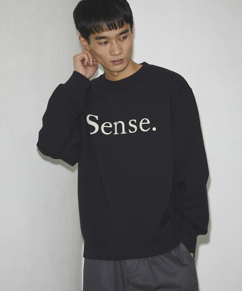 Firsthand(ファーストハンド)の「MA Firsthand/マ ファーストハンド Sense. CREW SWEAT / ロゴスウェット / プリントスウェット / スウェットシャツ(スウェット・メンズ・ネイビー/ブラック/グレー・MEDIUM/LARGE)」の13枚目の写真