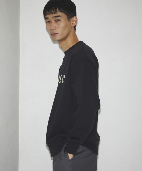 Firsthand(ファーストハンド)の「MA Firsthand/マ ファーストハンド Sense. CREW SWEAT / ロゴスウェット / プリントスウェット / スウェットシャツ(スウェット・メンズ・ネイビー/ブラック/グレー・MEDIUM/LARGE)」の14枚目の写真