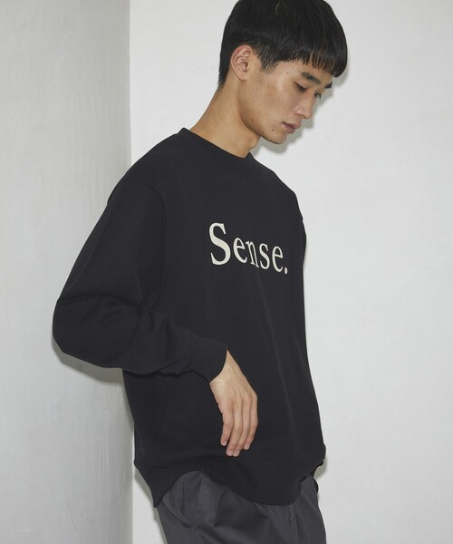 Firsthand(ファーストハンド)の「MA Firsthand/マ ファーストハンド Sense. CREW SWEAT / ロゴスウェット / プリントスウェット / スウェットシャツ(スウェット・メンズ・ネイビー/ブラック/グレー・MEDIUM/LARGE)」の16枚目の写真