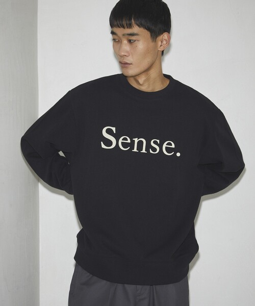 Firsthand(ファーストハンド)の「MA Firsthand/マ ファーストハンド Sense. CREW SWEAT / ロゴスウェット / プリントスウェット / スウェットシャツ(スウェット・メンズ・ネイビー/ブラック/グレー・MEDIUM/LARGE)」の17枚目の写真