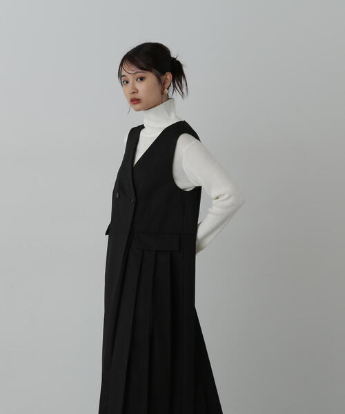 N.（N. Natural Beauty Basic）（エヌエヌナチュラルビューティーベーシック）の「◆ウール混ハイネックニット（ニット/セーター・レディース・レッド/オフホワイト/ブルー/ブラック・MEDIUM）」の22枚目の写真