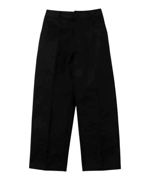 ANME（アンメ）の「TCツイルセンタープレスストレートワイドパンツ（チノパンツ・レディース・ブラック/カーキ/ベージュ・M/L/XL/XXL）」の4枚目の写真