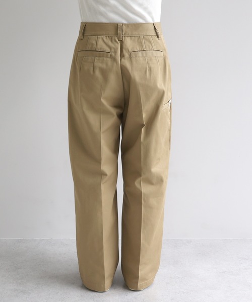 【2024】HYKE T/C ツイル アーミー チノパンツ センタープレス XL 2024】HYKE T/C ツイル アーミー チノパンツ センタープレス XL 2024