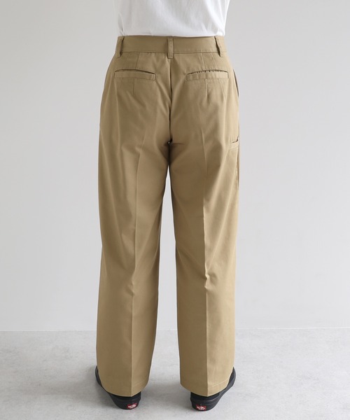 ANME（アンメ）の「TCツイルセンタープレスストレートワイドパンツ