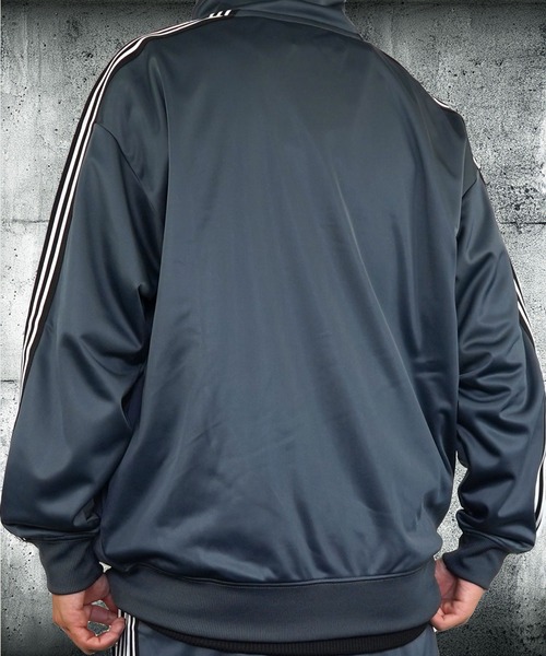 Burner（バーナー）の「【GROOVY STORE】SETUP対応　サイドラインオーバーサイズトラックジャケット（ジャージ・メンズ・グリーン/チャコールグレー/アイボリー/ブラック・M/L/LL）」の19枚目の写真