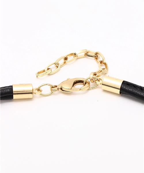 ROSE BUD（ローズバッド）の「(METAL MA MODE)MMN-45715 NECKLACE[フリンジ]（ネックレス・レディース・ブラック系その他・ONE SIZE）」の2枚目の写真