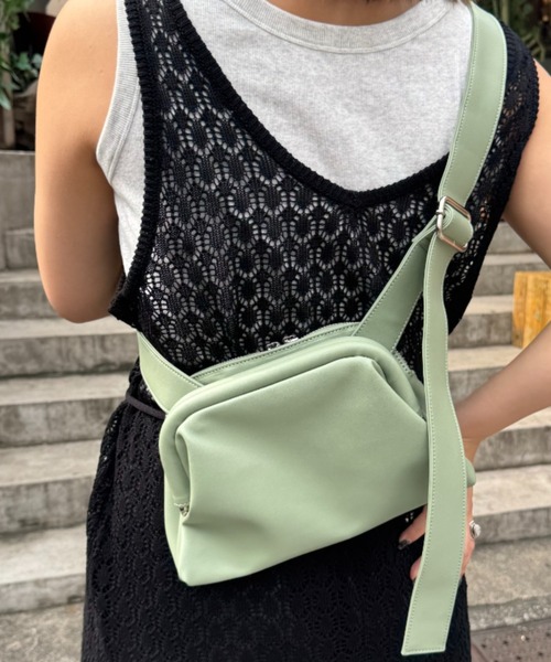 CIAOPANIC TYPY（チャオパニックティピー）の「【新色登場！】がま口マルチショルダーBAG（ショルダーバッグ・レディース・シルバー/イエロー/ホワイト/ブラック/ブラウン/ミント/アイボリー・ONE SIZE）」の6枚目の写真