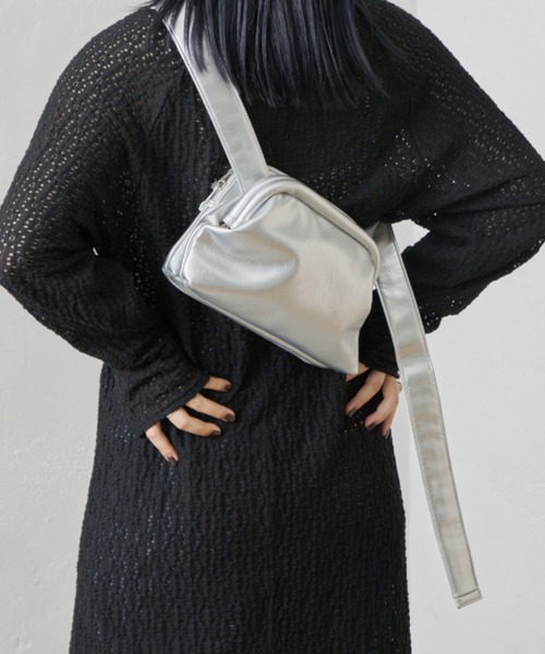 CIAOPANIC TYPY（チャオパニックティピー）の「【新色登場！】がま口マルチショルダーBAG（ショルダーバッグ・レディース・シルバー/イエロー/ホワイト/ブラック/ブラウン/ミント/アイボリー・ONE SIZE）」の12枚目の写真