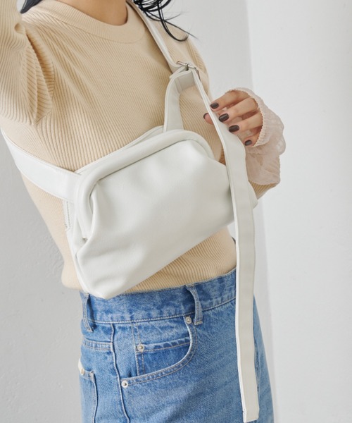 CIAOPANIC TYPY（チャオパニックティピー）の「【新色登場！】がま口マルチショルダーBAG（ショルダーバッグ・レディース・シルバー/イエロー/ホワイト/ブラック/ブラウン/ミント/アイボリー・ONE SIZE）」の8枚目の写真